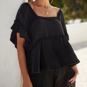 Anthropologie Kaveri Gauzy Top